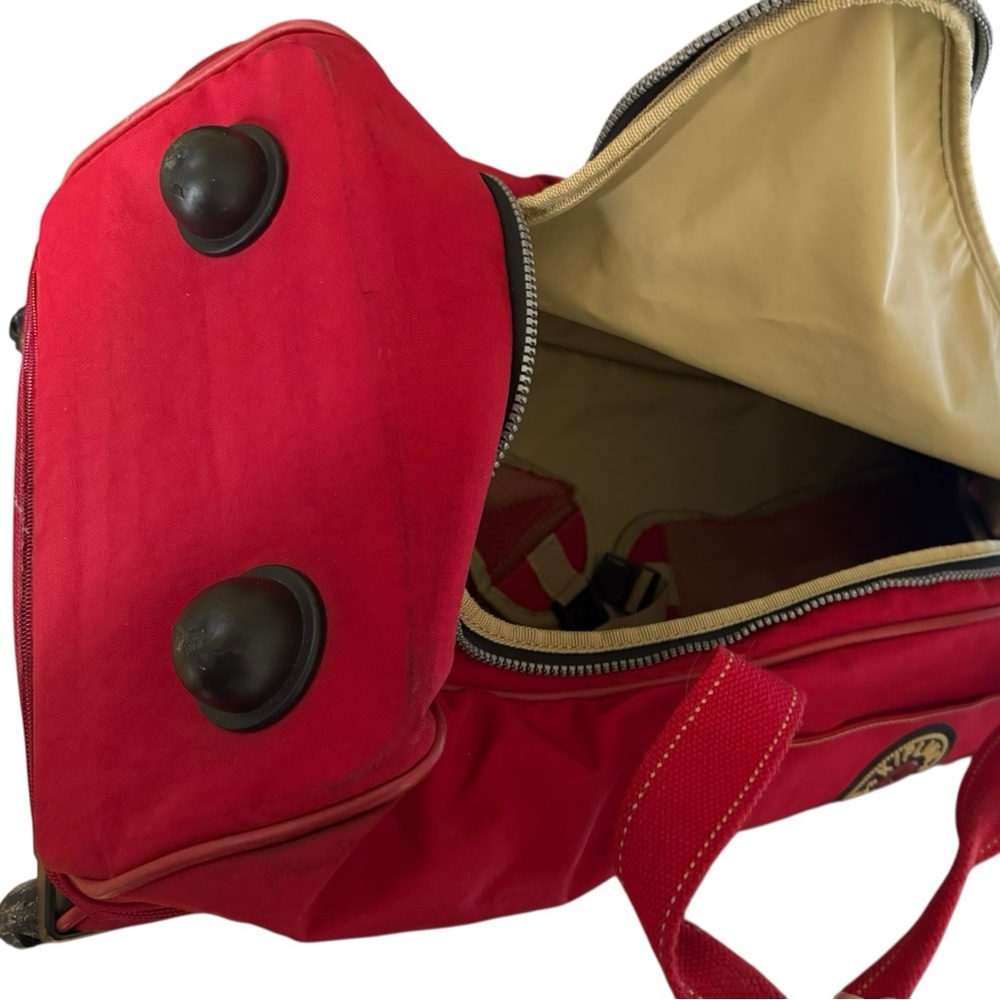 Kipling Bold Red Travel Duffel - Picture 8 of 16